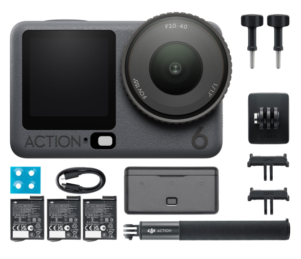 DJI Osmo Action 6 Adventure Combo CP.OS.00000506.03 / 6937224126107 - 1470284 - zdjęcie